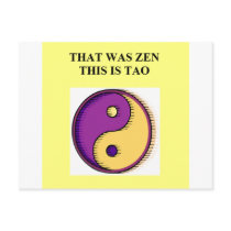 zen dao buddhism taoism joke postcards