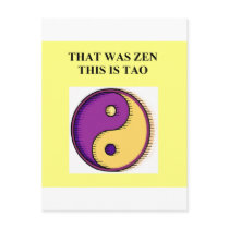 zen dao buddhism taoism joke postcards