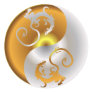 Zen Dragons Round Stickers Zen Dragons Round Stickers