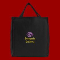 Zen embroidered bags