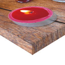 Zen - environment red candles gallery wrapped canvas