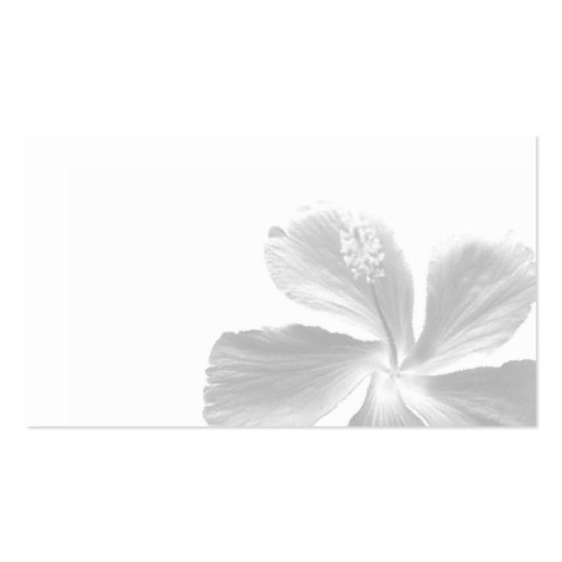 Zen Flower Business Card (back side)