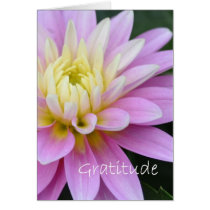 Zen Flower Gratitude Card cards