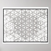 Zen Flower of Life Print