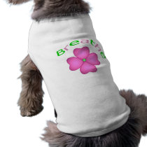 Zen Flower Petal - Breathe Doggie T Shirt