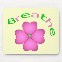 Zen Flower Petal - Breathe Mouse Pads
