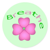 Zen Flower Petal - Breathe Sticker