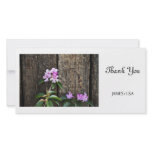 Zen Flowers Customized Photo Card
