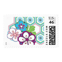 Zen Garden Flower Pattern A by Ceci New York stamps
