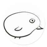 Zen Ink Chick Sticker stickers