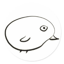 Zen Ink Chick Sticker