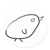 Zen Ink Chick stickers