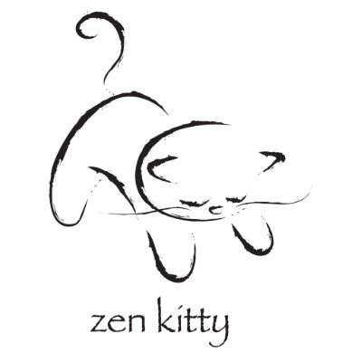 Zen Kitty Shirt by popimage