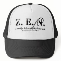 zen logo Trucker Trucker Hat