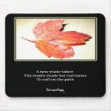 Zen Maple Poem & Art Mousepad