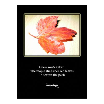 Zen Maple Poem & Art Print by savvyology