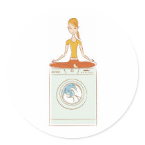 Zen, Meditation Theme stickers