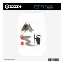 Zen Monk on Journey iPhone 3GS Skins
