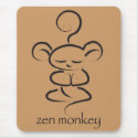 Zen Monkey mousepads