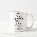 Zen Monkey mugs by popimage Zen Monkey mugs