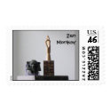 Zen Monkey postage by blaisem Zen Monkey postage