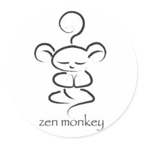 Zen Monkey stickers