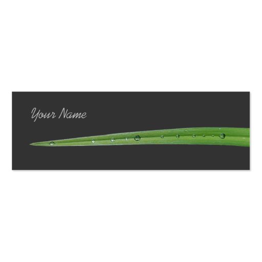 Zen Nature Business Card (front side)
