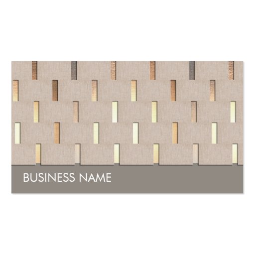 Zen Pattern Business Card (front side)