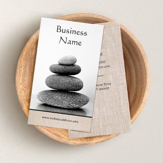 Zen Pebbles Business Card profilecard