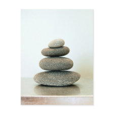 Zen Pebbles Postcard postcard