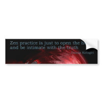 Zen Practice bumper stickers by Wolfenn1 Zen Practice bumper stickers