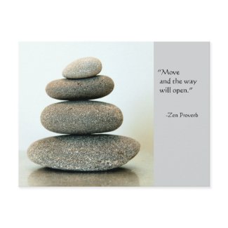Zen Proverb Postcard postcard