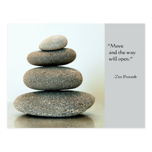 Zen Proverb Postcard