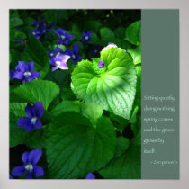 Zen Proverb Quote Poster