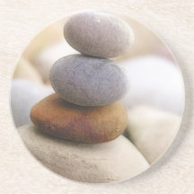 Zen Rock Garden Drink Coasters