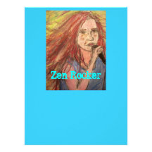 Zen Rocker Girl Personalized Invitations