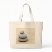 Zen Rocks Tote Bags