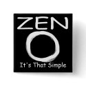 Zen Simplicity buttons