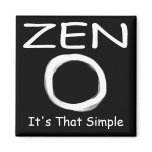 Zen Simplicity Refrigerator Magnets