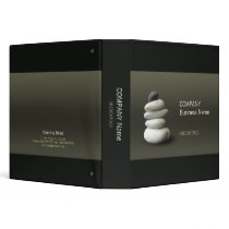 Zen Stones Business binder by BluePlanet Zen Stones Business binder