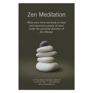 Zen Stones flyer flyer
