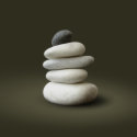 Zen Stones - poster print