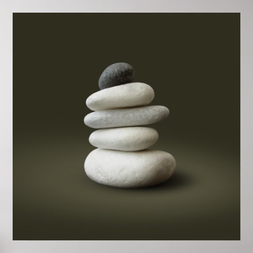 Zen Stones - poster print