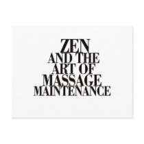 ZEN & The Art of MASSAGE Post Card