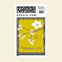 Zen Tranquili-tea Stamp stamps