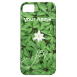 Zen White Anemone Green Leaves casemate cases