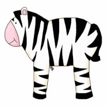 Zena_zebra photo sculptures