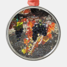 Zenaida Grapes Ready for Harvest Christmas Tree Ornaments