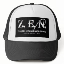Zenlogo black Trucker hats by zombieedu Zenlogo black Trucker hats