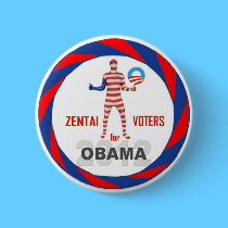 Zentai Voters for Obama 2012 buttons